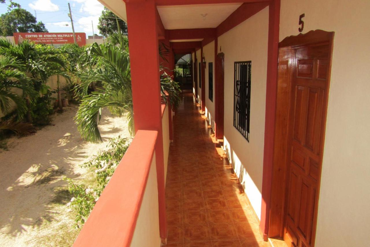Nicte-Ha Hotel Xpujil Bagian luar foto