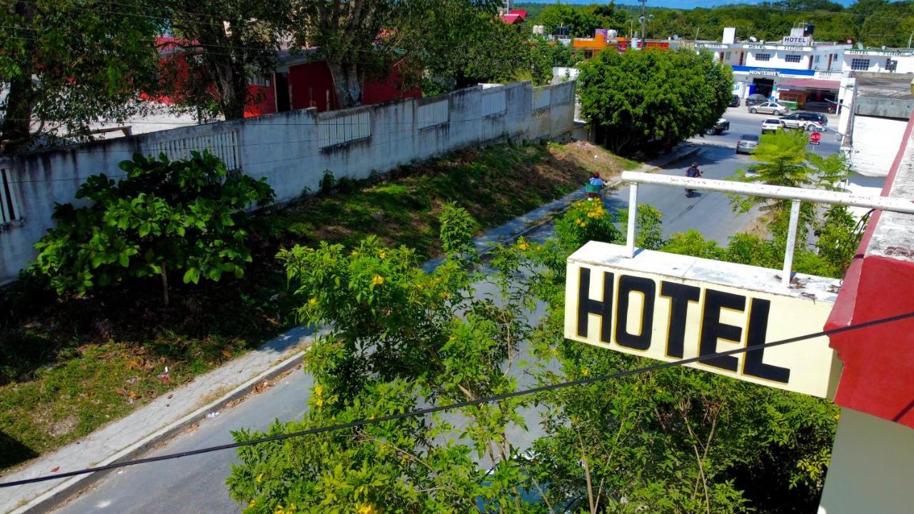 Nicte-Ha Hotel Xpujil Bagian luar foto
