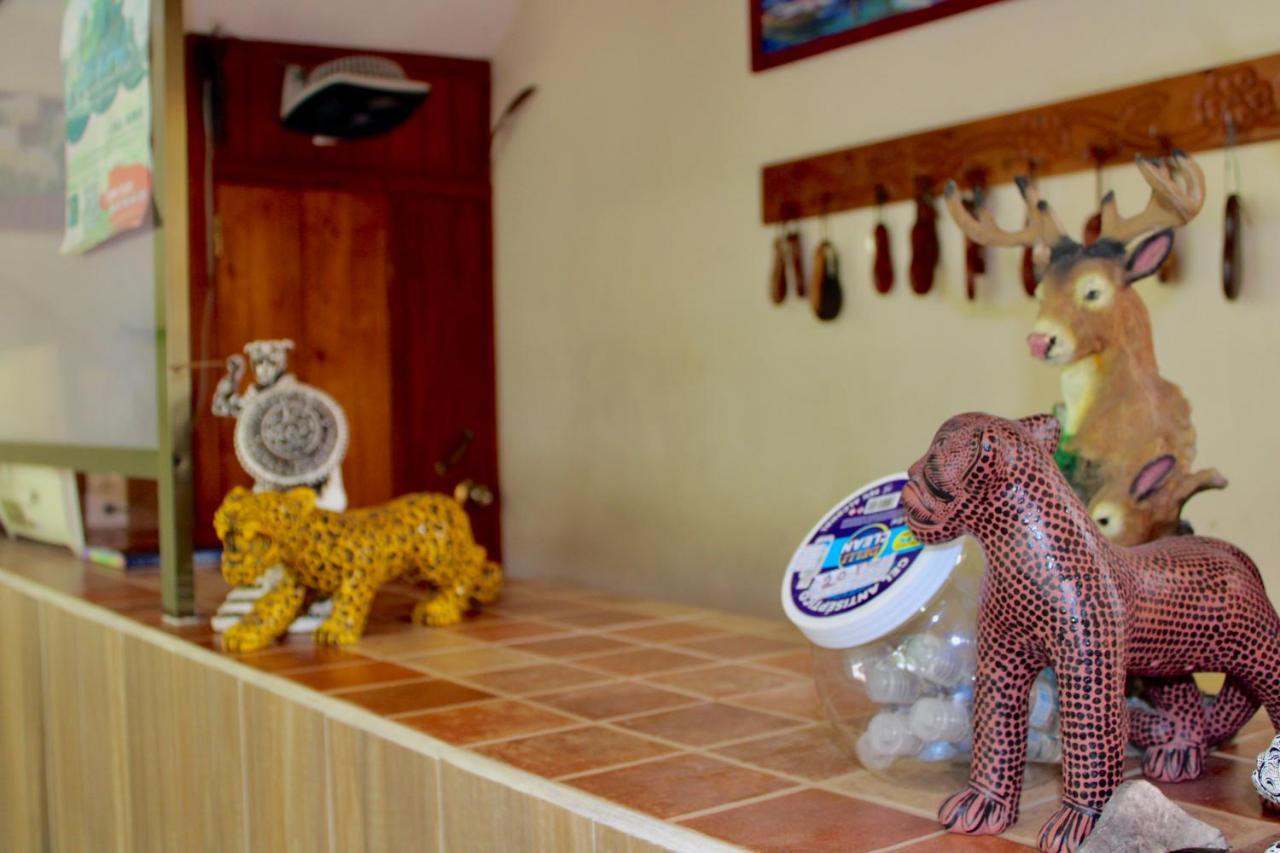 Nicte-Ha Hotel Xpujil Bagian luar foto